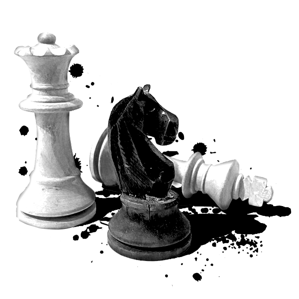 Chess pieces symbolizing storytelling